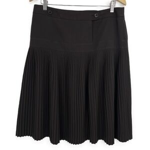 For The Republic Vintage‎ Womens Classic School Girl Pleated Chocolate Skirt 10